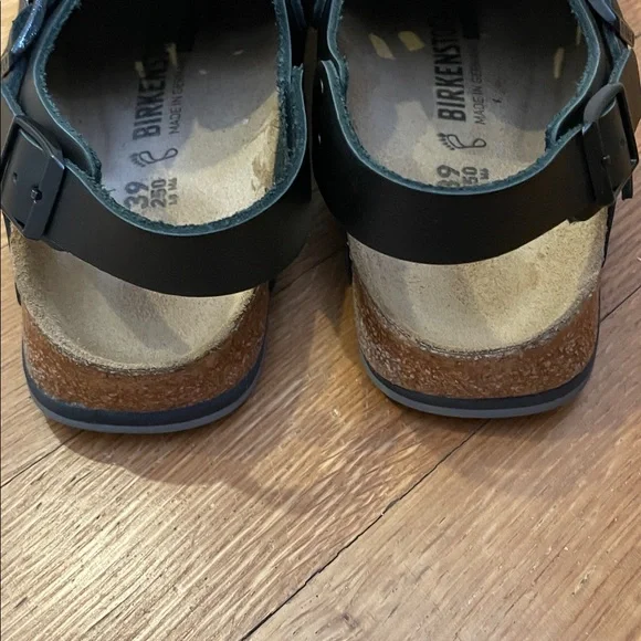 Birkenstock Black Tokio Super Grip sandals 39 like new 8-8.5 - Picture 7 of 13